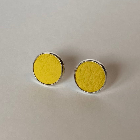 Leather Dots Yellow